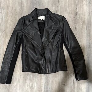 Walter Baker Ebony Leather Biker Jacket
